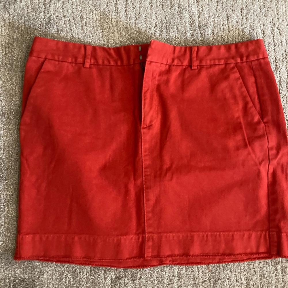 GAP mini skirt orange denim